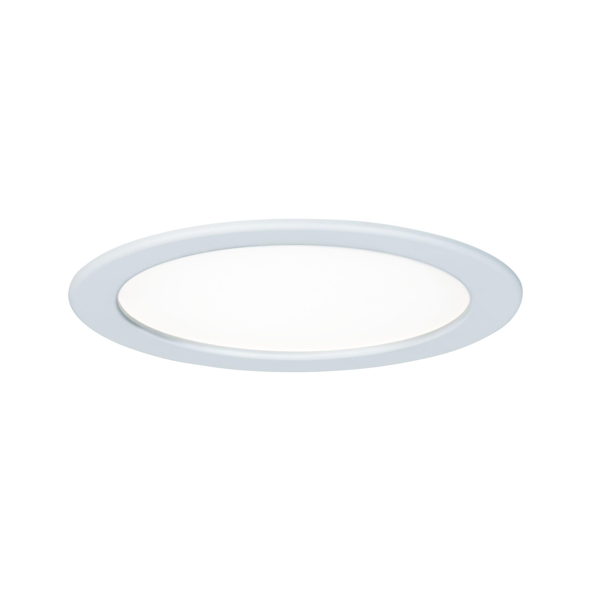 Paulmann 92060 LED Einbaupanel rund Deckenleuchte 18W Licht 4000K Neutralweiß LED Panel Weiß IP44 spritzwassergeschützt inklusive Leuchtmittel