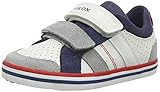 atmungsaktiv Geox B Kilwi Boy C Sneaker, White/Grey, 27 EU