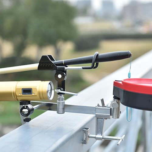 Accessoires de pêche à la monture de quai avec support de soutien à la perche ajustable - 3