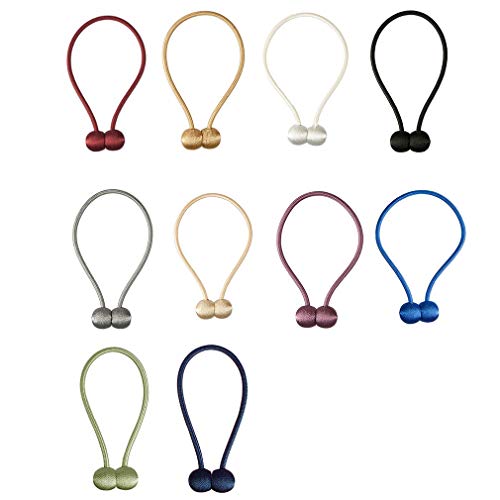 Soporte magnético para cortina OUdini con hebilla trenzada color oro de alta resistencia 4