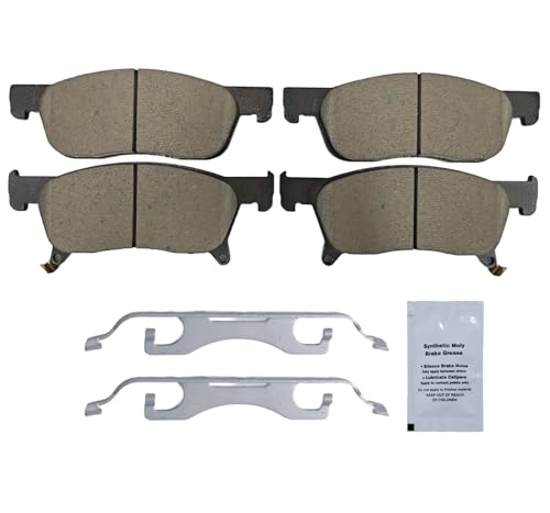 Image of HUSCH D2170 Front Ceramic Brake Pads Kit Fit For Subaru Ascent 2019-2021