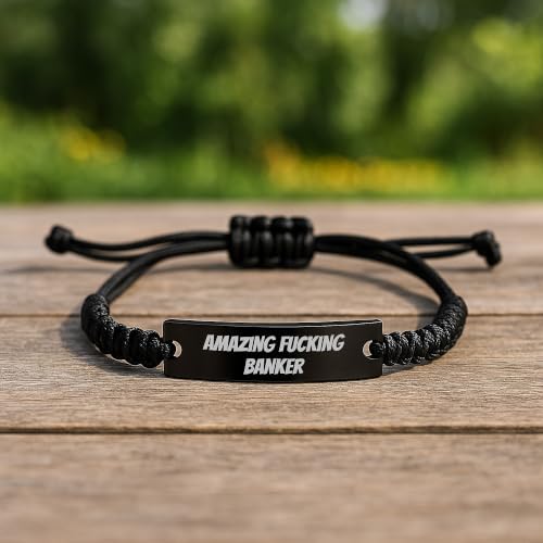 Bold Banker Rope Bracelet Sleek Novelty for Friends Birthday Gift image 5