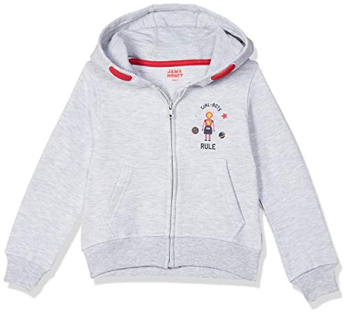 Image of Amazon Brand - Jam & Honey Girl's Cotton Winter Regular Fit Hooded Sweatshirt