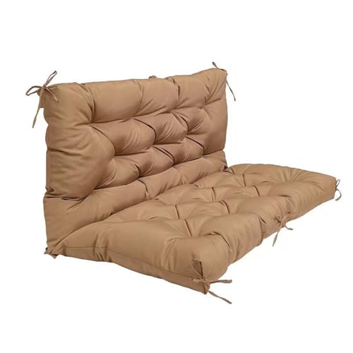 Utomhus 3-sits Hollywood gunga med ryggstöd och kuddar perfekt uteplats möbler för trädgårdsveranda avkoppling bekväm utomhussittplatser