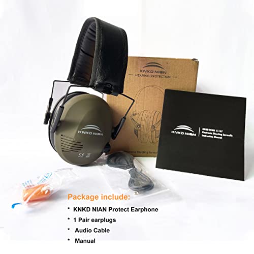 Shooting Ear Protection Muffs,Earmuffs Hearing Protection For Gun Range,Foldable Slim Electronic Noise Cancelling Headphones For Hunting Shooting,Hearing Protector Equipment For Shooting Training #TOP4