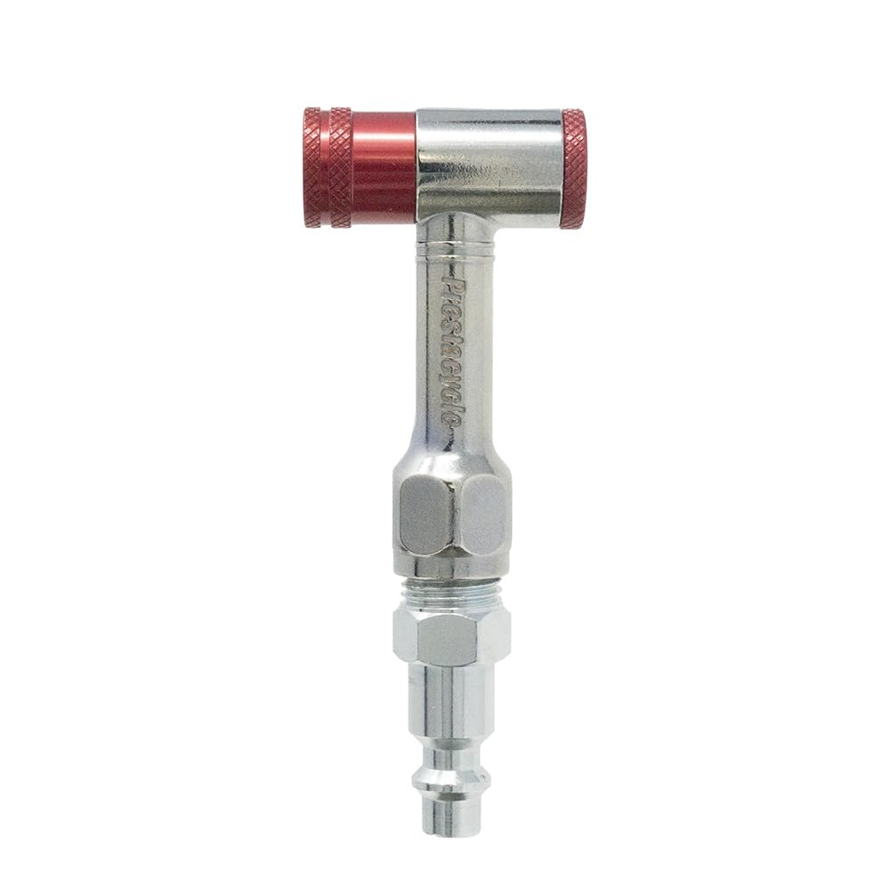 Photo 1 of Prestacycle Prestaflator Mini Pro, Bike Tire Inflator Head, Bicycle Air Pump Valve Presta Push-to-Inflate Tool for Air Compressor Lines, Bike Tools & Maintenance, Mini Pro Inflation Tool