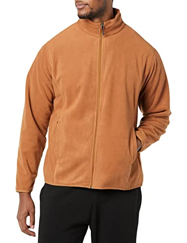Image of Amazon Essentials Men's Full-Zip Polar Fleece Jacket, Warm, Soft with Zippered Pockets for Cold Outdoor Weather (Available in Big & Tall)