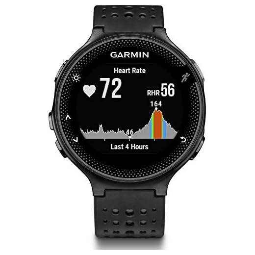 Garmin Forerunner 235 - Reloj con pulsómetro en la muñeca, unisex, color negro y gris, talla única