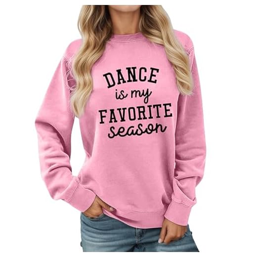 2026 Winter Just A Girl Who To Dance Sweatshirt Damen Casual Rundhals Pullover Tops Lustig Tanzliebhaber Shirt Tänzerin, rose, L