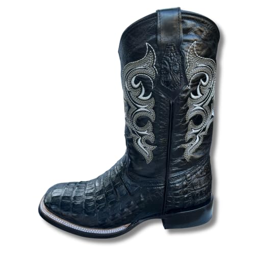 Image of Men's Alex Western Cowboy Boots Square Toe Pull On