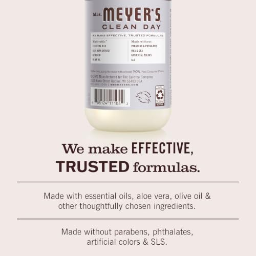 Image of Mrs. MEYER'S Liquid Variety Pack, 1 Lavender Hand Soap + Refill & 1 Lemon Verbena Hand Soap + Refill, (4 CT)