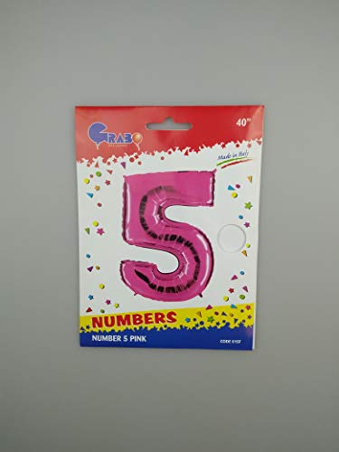 Grabo 015F-P Number 5 Superloon Single Pack, Length-40 Inch, Colour-Fuchsia, One Size - Image 2