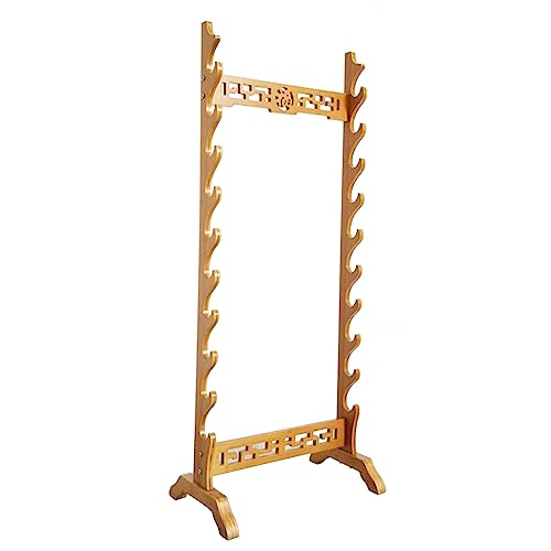 Soporte de exhibición de Espadas Estante para Espadas - Soporte de exhibición de Armas y Flauta Estante para Espadas de Artes Marciales, Soporte de exhibición Vertical Estante para Espadas