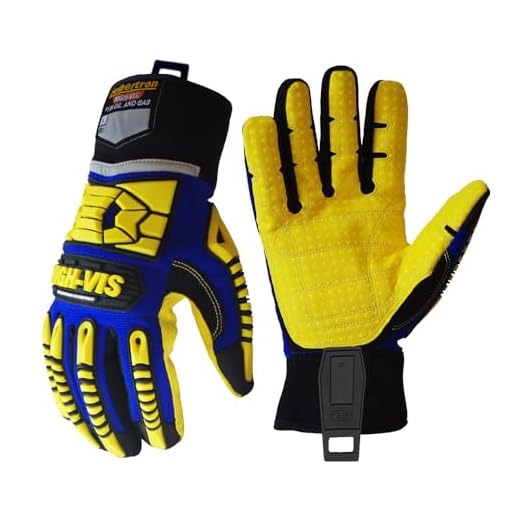 Seibertron HIGH-VIS SDXW Cold Weather Condition Oil and Gas Waterproof Safety Working Gloves XL