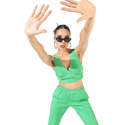 Image of Campus Sutra Women's Co-Ord Set For Casual Wear | Polyester Breathable Fabric Clothing Set Crafted With Comfort Fit And High Performance For Everyday Wear |
