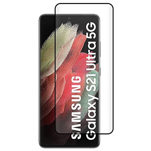 Verre trempé incurvé 3D pour Samsung S21 Ultra noir protection intégrale