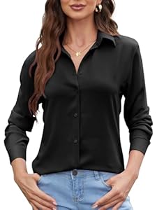 Bbibbi Chiffon-Bluse 00096 Schwarz Langarm