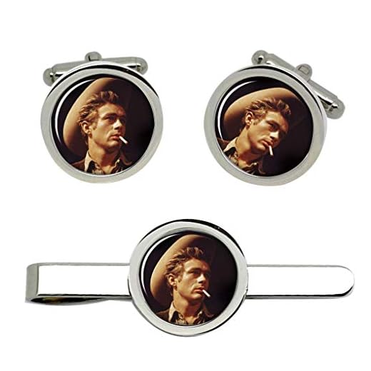 Giftshop UK James Dean Gemelos y Corbata Clip Set