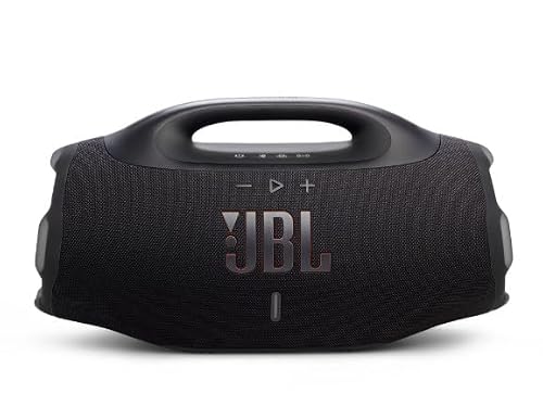JBL, Caixa de Som, Boombox 4, Bluetooth, Som JBL Pro, AI Sound Boost, Graves Personalizáveis, Bateria de até 34h, IP68, Áudio Lossless – Preta