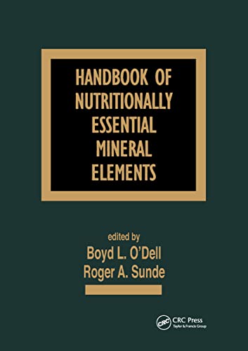 Handbook of Nutritionally Essential Mineral Elements (Clinical Nu...