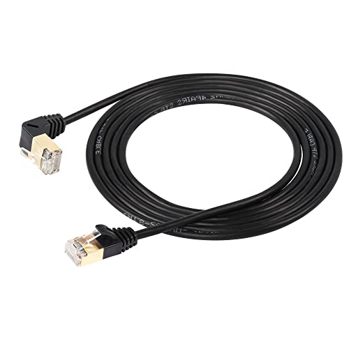 SinLoon Câble Ethernet RJ45 Cat8, câble réseau haute vitesse Cat8, mâle vers mâle, 40 Gbit/s, 2000 MHz, SFTP pour routeur, modem, serveur, etc. - 2 m (bas) Cover