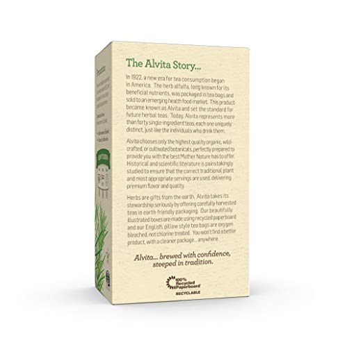 Alvita Organic Rooibos Herbal Tea - Made With Premium Quality Organic Rooibos Leaves, With Mild Sweet Flavor And Aroma, 24 Tea Bags #TOP4