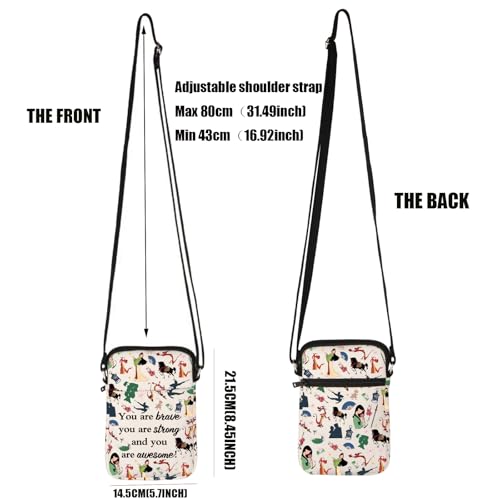 PXTIDY Faily Cartoon Tales Crossbody Bag Fans Gifts Cartoon Movie Merchandise Faily Cartoon Tales Princess Crossbody Purse2