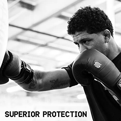 Sanabul Lab Series Boxing Gloves for Men & Women, Kickboxing Muay Thai Gloves, Punching Heavy Bag Sparring Training, Black/White 12 oz by Sanabul - Image 6