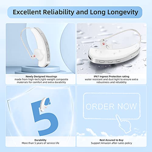 Lesibo Hearing Aids For Seniors Rechargeable With Noise Cancelling,Over The Counter Hearing Aids For Adults,Otc Hearing Aid Severe Hearing Loss,Ear Amplifier For Hearing Amplifiers(Left Ear Only) #TOP4