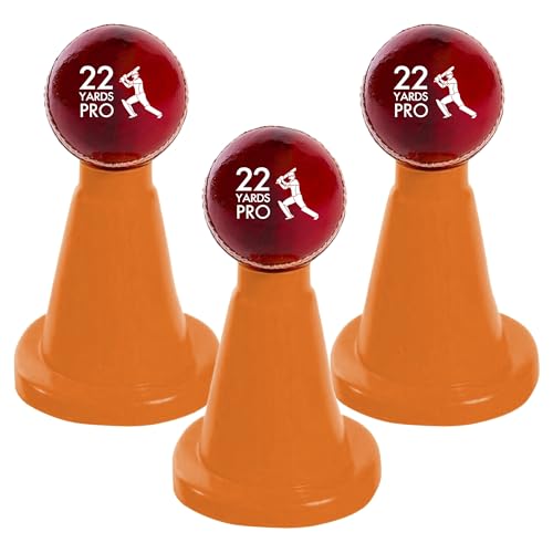 Image of 22YardsPro Cricket Batting Tee – Durable Plastic Practice Stand for Cricket Training & Coaching – Stable Design for Indoor & Outdoor Use – Lightweight & Portable – Ball Not Included