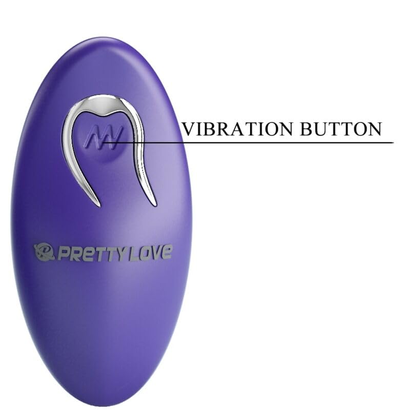 Pretty Love Darlene-Youth Vibratore a forma di uovo con telecomando Viola Ø 2,8 x 8,5 cm