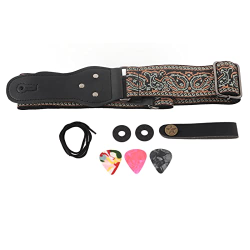 Sangle de guitare, tissage fin résistant à l’usure, facile à installer, kit de bandoulière pour instrument à cordes(Brun… - Les Beatles, Paul McCartney, John Lennon, RIngo Starr, George Harrison Sangle de guitare, tissage fin résistant à l'usure, facile à installer, kit de bandoulière pour instrument à cordes(Brun… – Image 8