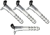 APDTY 028320x4 Camshaft VVT Variable Valve Timing Solenoid Actuator 4-Pack 2-Intake & 2-Exhaust on Select 3.0L or 3.6L Buick Cadillac Chevrolet GMC Pontiac Saturn (Replaces 12586722 12636175 12615613)
