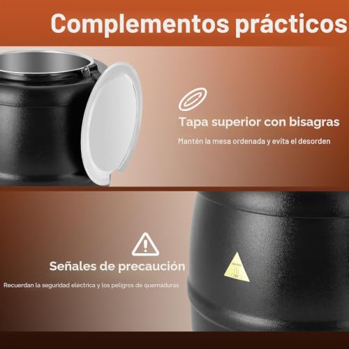 Miniatura 7 de Olla De Sopa Eléctrica De Acero Inoxidable De Gran Capacidad, Calentador De Sopa, Temperatura Ajustable, Para Cocina, Restaurante, Cafetería, Reunión Familiar