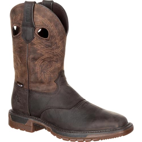 ROCKY Original Ride FLX Steel Toe Waterproof Western Boot