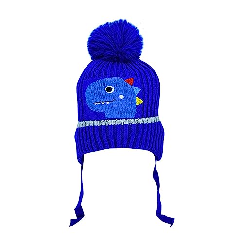 Touca Gorro de frio inverno Infantil Menino Menina bichinho de Amarrar com Forro de Pelucia Antialer