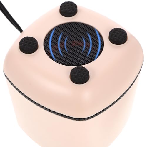 Altavoz de computadora USB Housoutil mini con sonido estéreo y graves compactos para PC de mesa 3