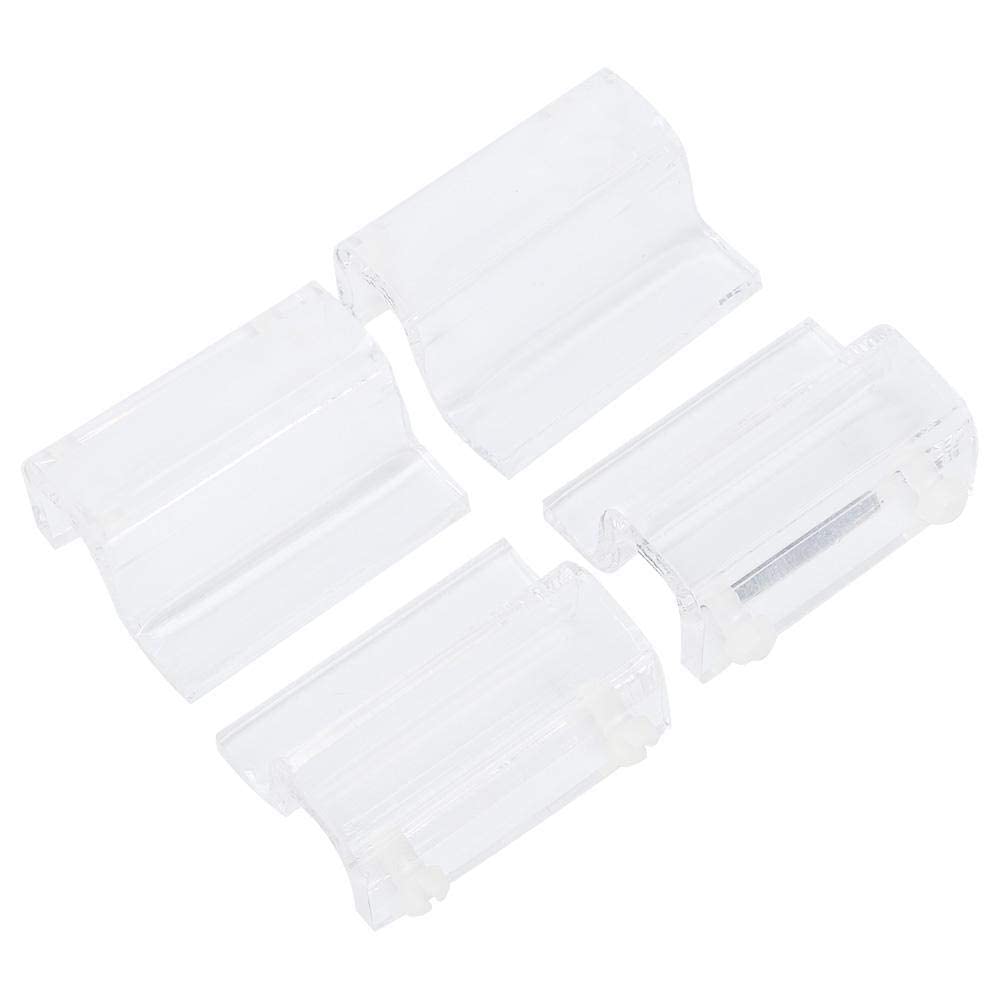 Pssopp Default 4Pcs Aquarium Glass Cover Clip Acrylic Glass Cover Support Holder Universal Fish Tank Lid Clips With Screws