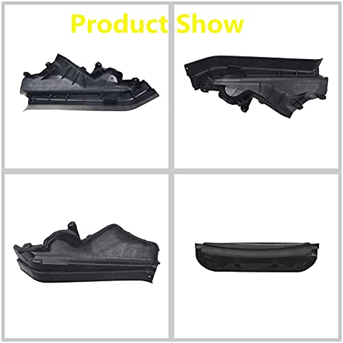 Wflnhb 3Pcs Engine Upper Compartment Partition Panel Replacement For Bmw X5 X6 E70 E71 E72 #TOP1