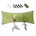 XJKLBYQ Beach Wind Screen,Camping Windscreen,Oxford Cloth Beach Windbreaks,Sunproof Sun Shelte Lightwieght Privacy Shield with Gound Pegs for Camping,Backpacking,Picnic No Poles - 98.43x27.56 in