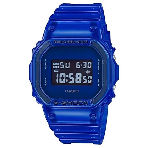 Casio G-Shock Unisex digital klocka DW-5600 Blå BLÅ