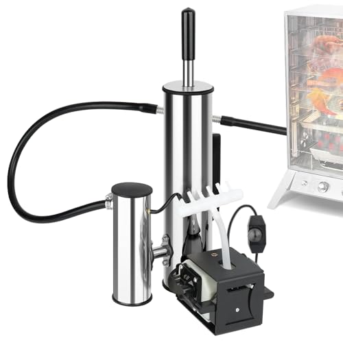 Edelstahl Kaltrauchgenerator, Upgrade Raucherzeuger für Räucheröfen Smoker mit Pumpe, Kaltrauchgenerator aus Edelstahl für Räucherofen Kaltraucherzeuger Smoker Raucherzeuger BBQ Rauch-Erzeuger
