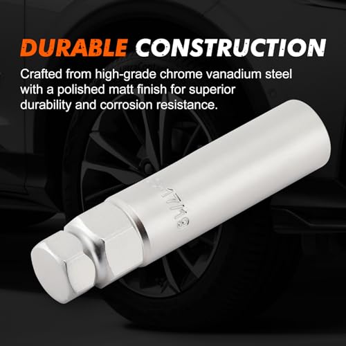 Image of CASOMAN 10 Spline Lug Nut Key, Wheel Lock Removal Tool for Easy Removing and Installing Aftermarket & Factory Wheel Tire Lug Nuts, CR-V Steel