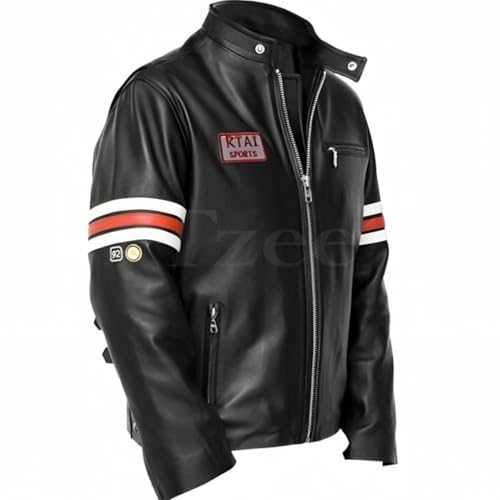 Tzee's House MD Leather Jacket- Dr Gregory Inspired Houses MD Black Real Sheep Leather Jacket