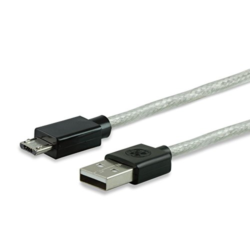 Cabo Carregador Micro USB Pro, GE, 038165, Cinza
