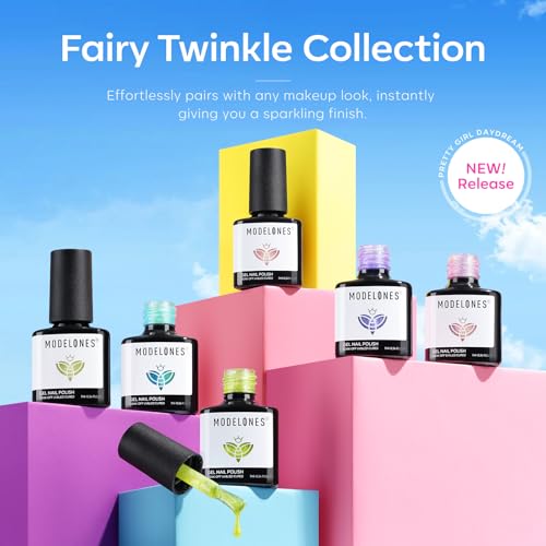 50% Off modelones 6-Color Spring Gel Nail Polish Set - Image 5