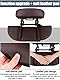 EBANKU Massageliege Gesichtswiege Kissen, Gesichtswiege unten Tischmassage-Set, verstellbare Massageliege, Kopfstütze, Gesichtskissen mit Plattform für Massagestuhl, SPA-Bett (braun)