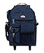 Everest Deluxe Wheeled Backpack, Navy, One Size