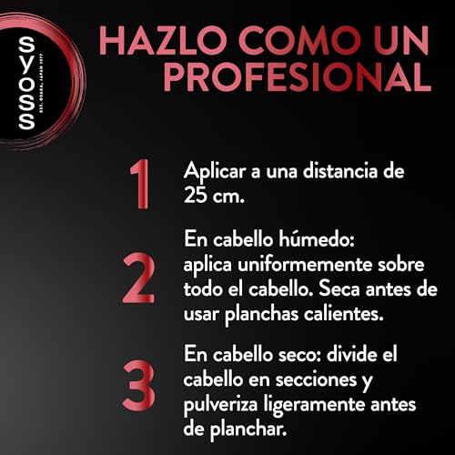 Heat Protect Spray Protecteur De Chaleur Syoss Soins capillaires - vue 8