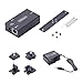 StarTech.com 1-Port Serial to Ethernet Adapter, 802.3af PoE Powered Serial Device Server, Wall/DIN Rail, LAN to DB9 Converter, TAA